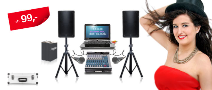 3. Die Karaoke Partyanlage